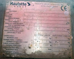HAULOTTE COMPACT 14 - Anno 2014